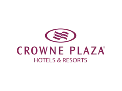 Crowne Plaza Hotels & Resorts logo representing luxury hospitality, supported by Perpetual Agency's marketing strategies.